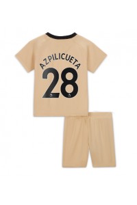 Chelsea Cesar Azpilicueta #28 Babyklær Tredje Fotballdrakt til barn 2022-23 Korte ermer (+ Korte bukser)